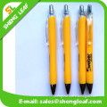 Yellow ball pen with black writing